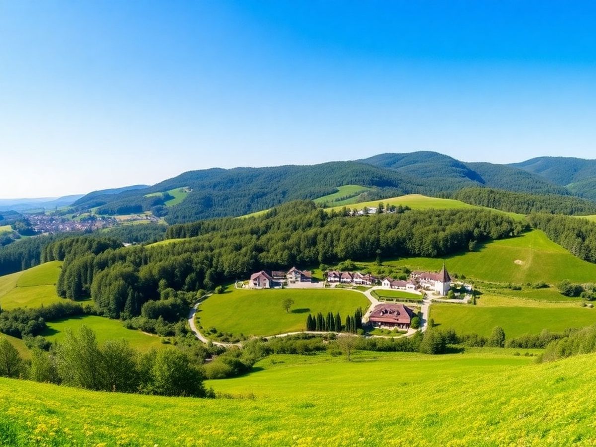 Peisaj rural din România, ideal pentru o escapadă.