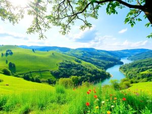 Peisaje montane și fluviale din România, locuri gratuite.