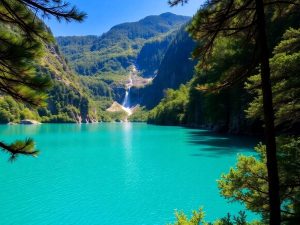 Peisaje montane verzi și lacuri albastre