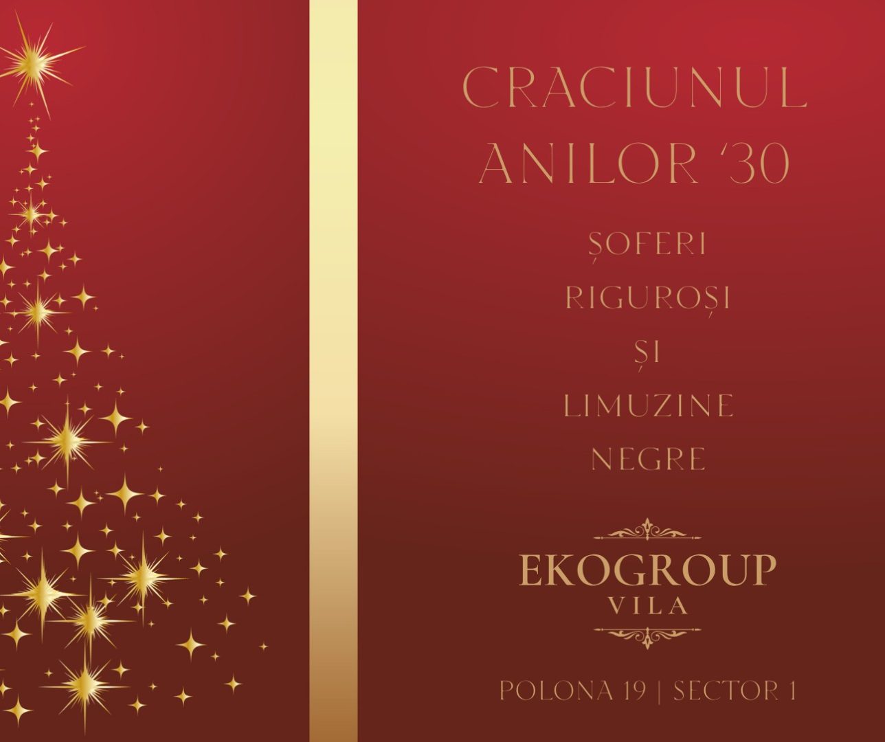 Eko Group Vila: O Imersiune în Eleganța Crăciunului Anilor ’30