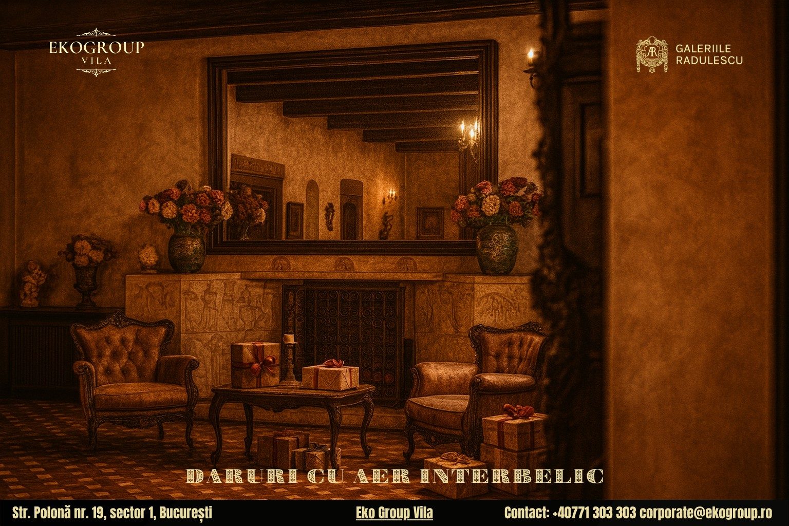 Cadouri de Crăciun inspirate din anii ’30: o experiență unică la Eko Group Vila